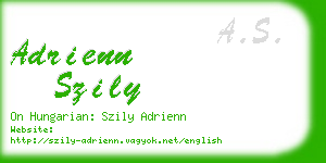 adrienn szily business card